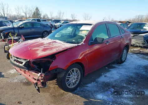 2010 Ford Focus Se из США, поврежденный, VIN 1FAHP3FN3AW140468